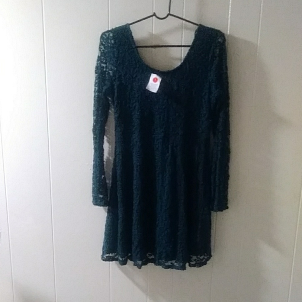 Lace skater dress
